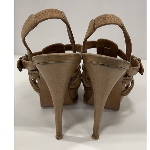 SAVE $1,051 - YSL YVES SAINT LAURENT AUTHENTIC STATEMENT PLATFORM HEEL - Picture 5 of 12